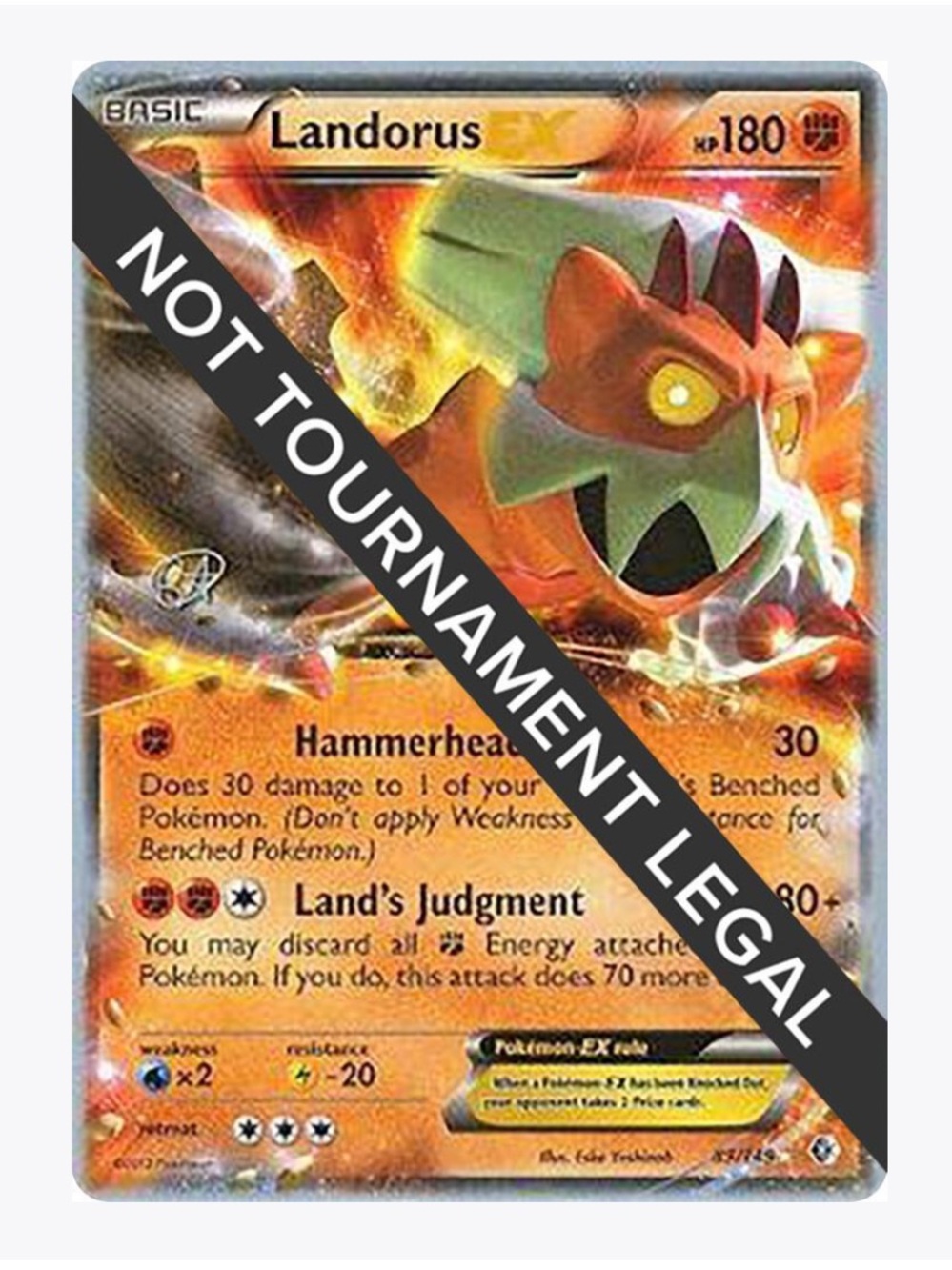 Landorus EX 2015 (Rowan Stavenow) World Championship Decks Pokemon Trading Card